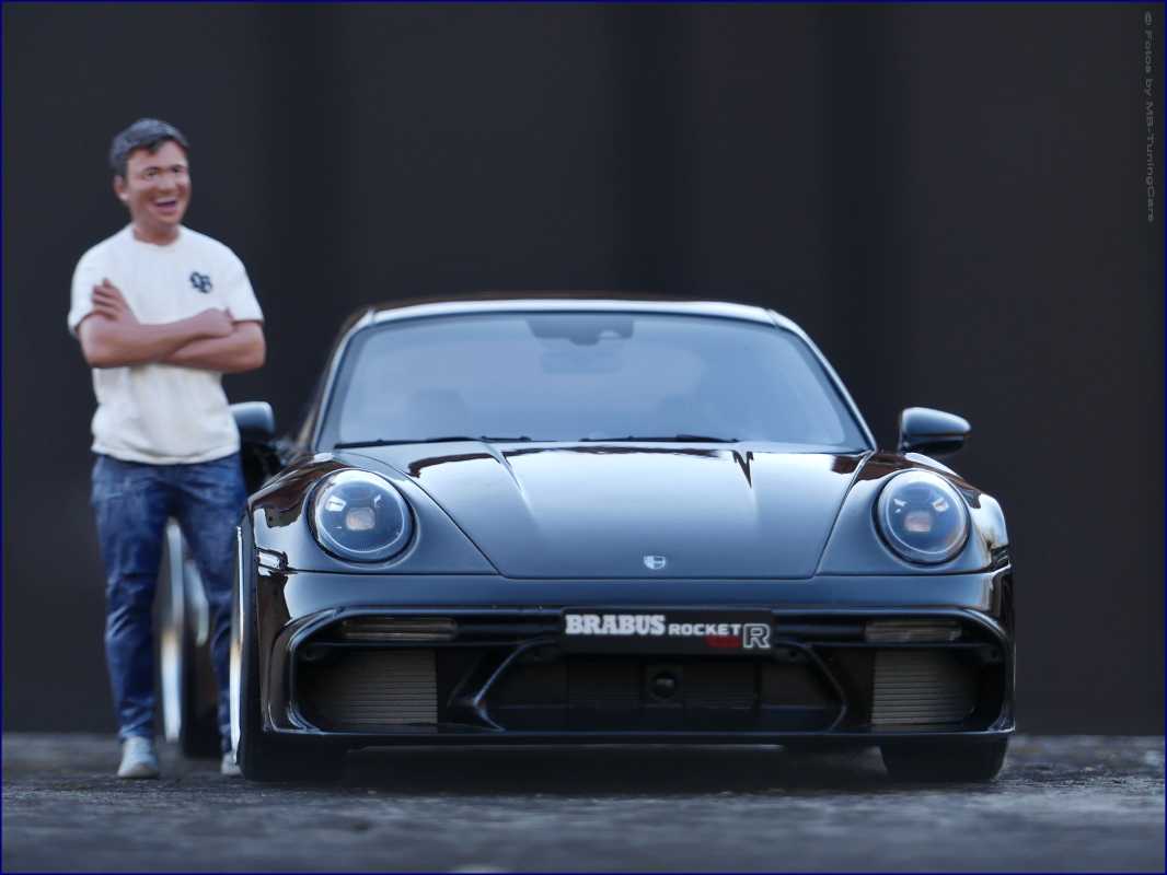 1:18 Porsche 911 Brabus 900 Rocket R 2023 - Breitbau - inkl. OVP
